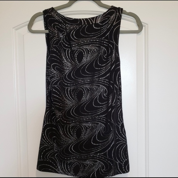 Express Stretchy Embellished Top. Size Small - Picture 2 of 4
